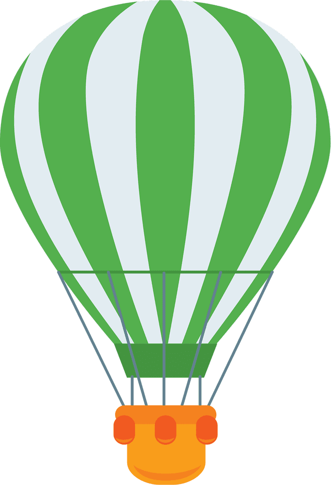 Colorful Hot Air Balloon Adventure PNG
