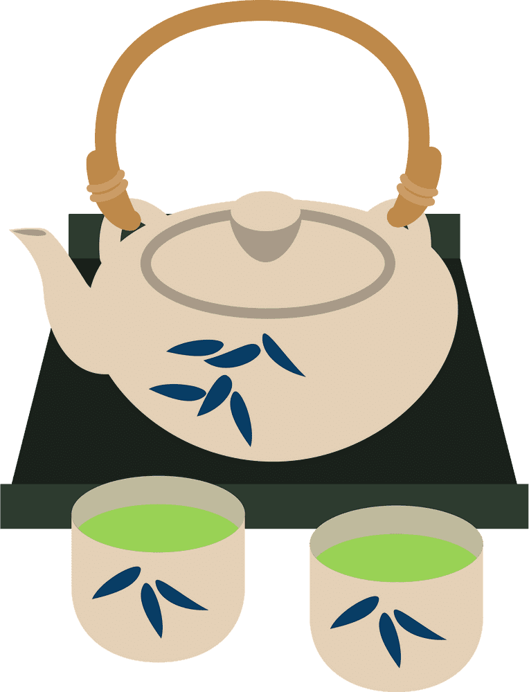 Elegant Fondue Pot Experience with Stylish Cups PNG