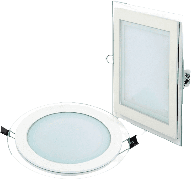 Sleek Modern LED Light Sign Display Frame PNG