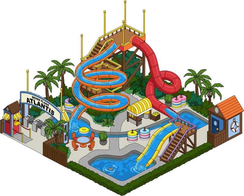 Atlantis Splash Zone An Amusement Park Adventure PNG