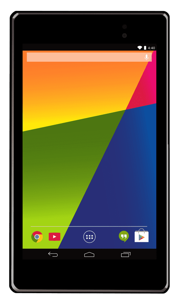 Smartphone Colorful Interface Display PNG