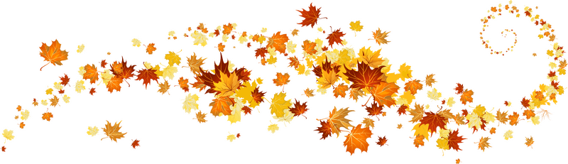 Whirling Dance of Autumn Leaves PNG
