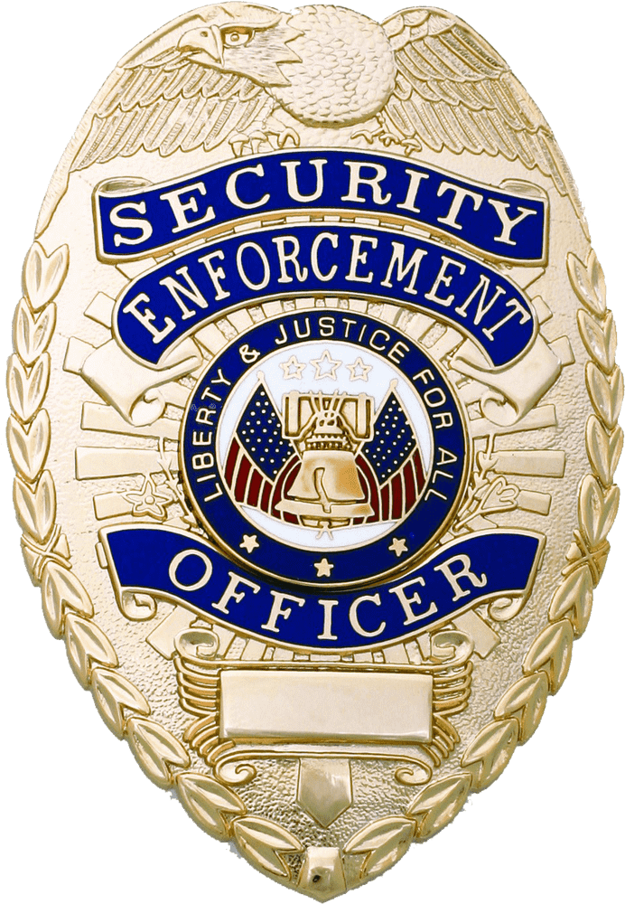 Custom Security Name Badge Design PNG