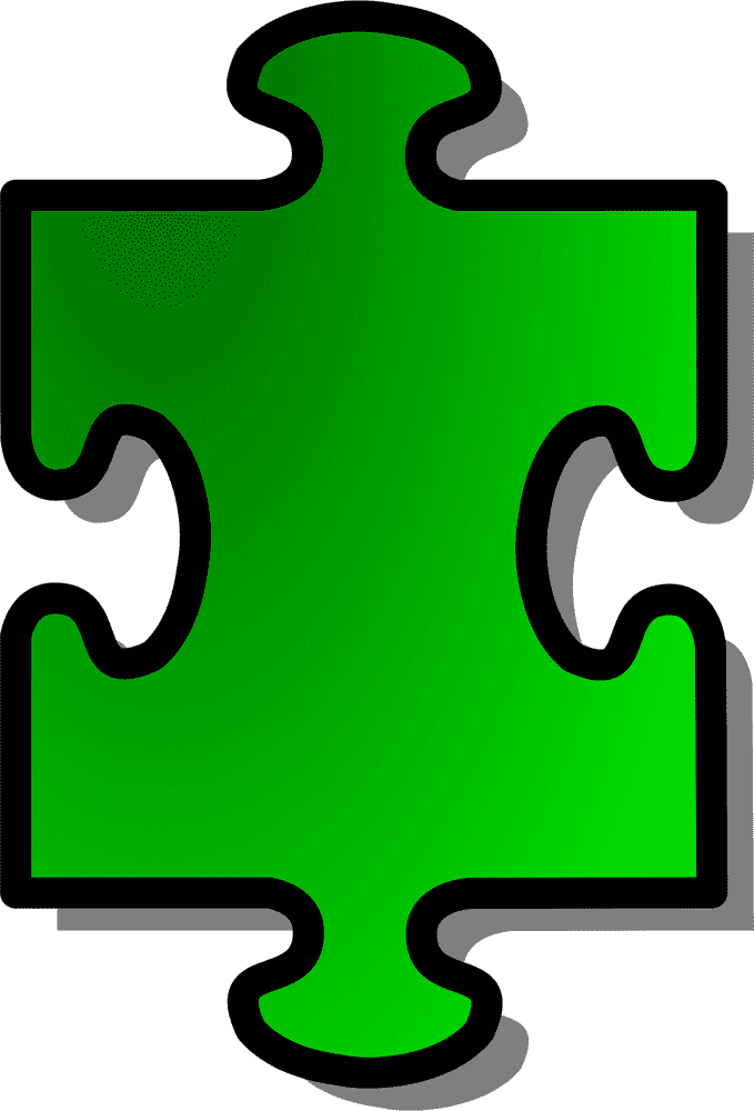 Interlocking Jigsaw Pieces of Creativity PNG