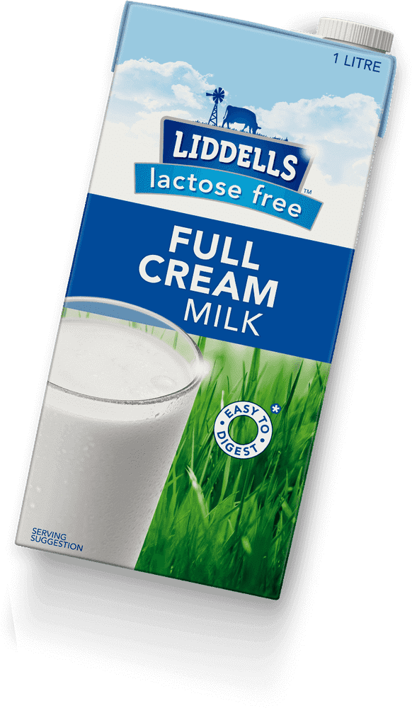 Delicious Full Cream Milk Carton for Easy Digestion PNG