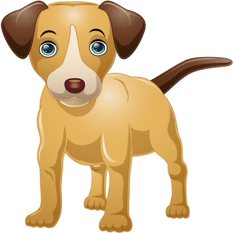 Playful Golden Brown Dog Friend PNG