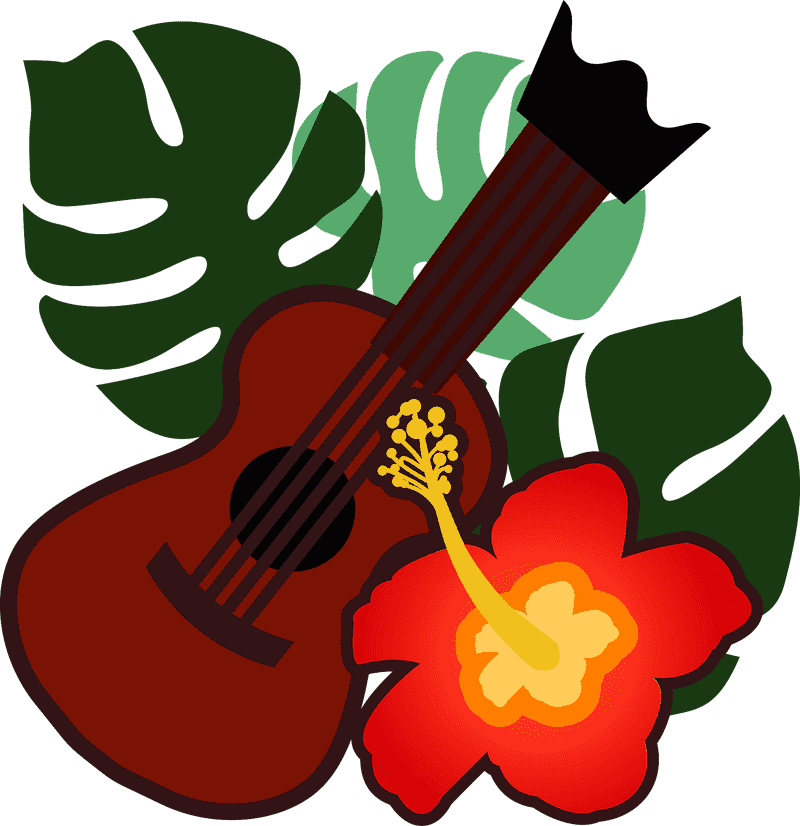 Ukulele Bliss Strings of Tropical Vibes PNG