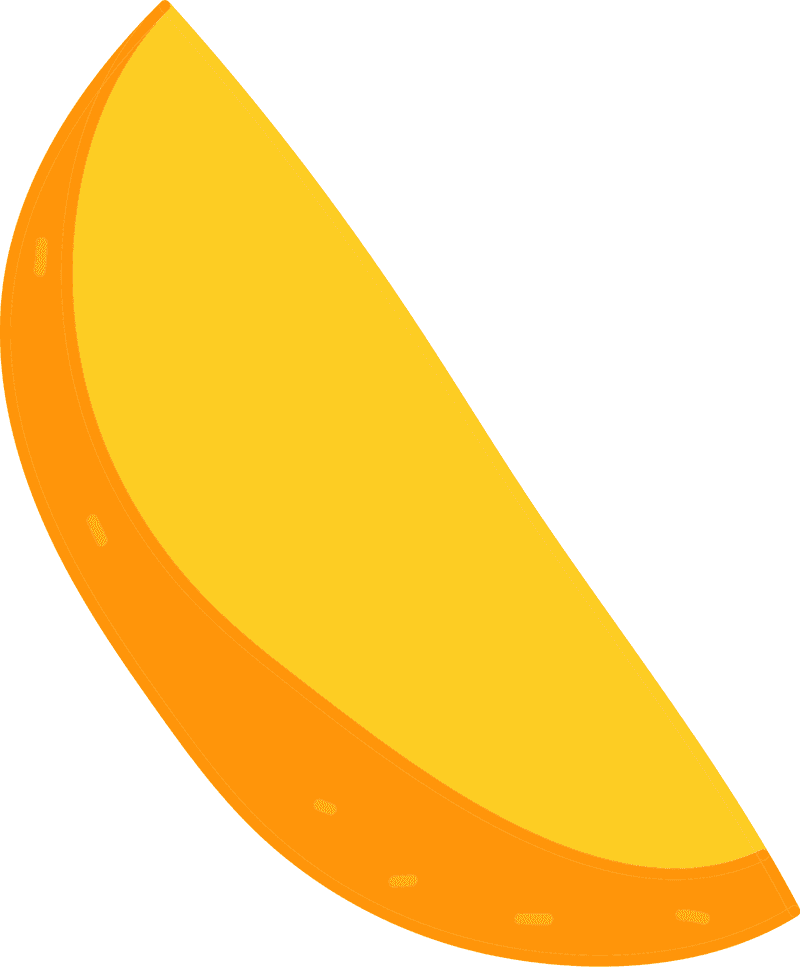 Mango Slice Delight PNG