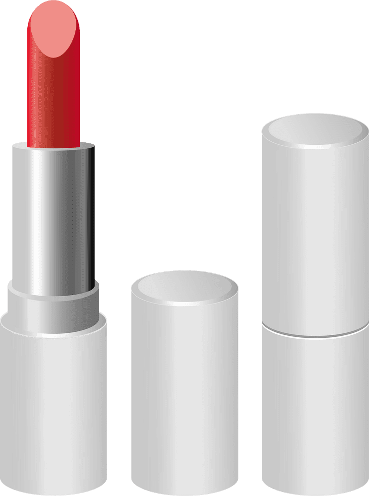 Vibrant Red Lipstick Elegance PNG