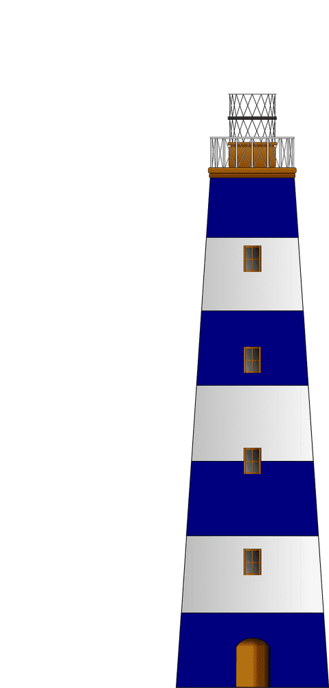Stripes of Light The Guiding Lighthouse PNG