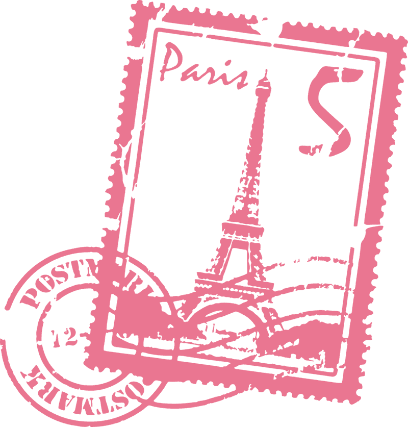Parisian Rubber Stamp Delight PNG