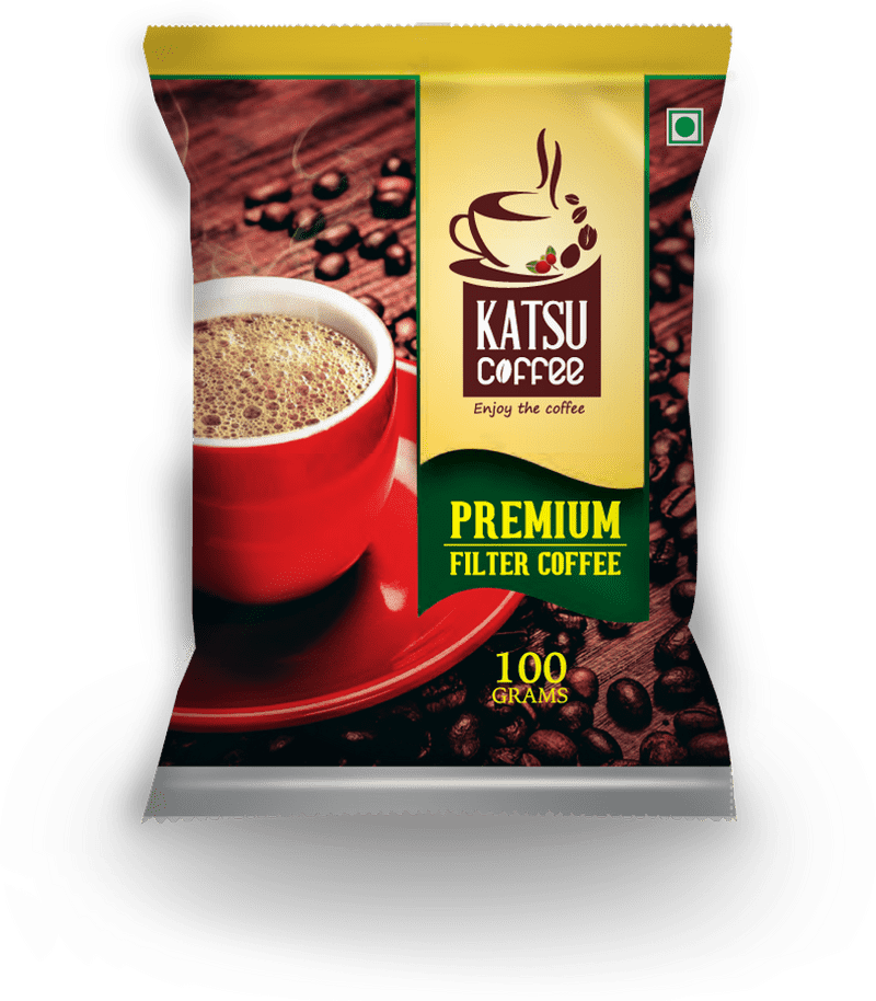 Katsu Premium Filter Coffee Delight PNG