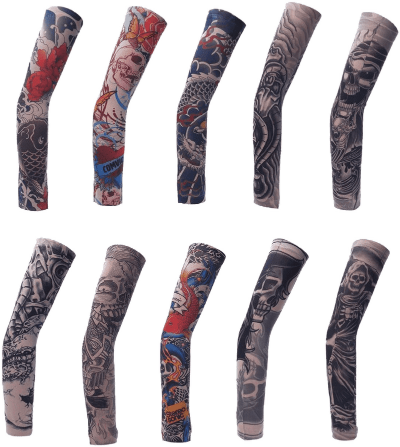 Artful Tattoo Sleeve Showcase Collection PNG