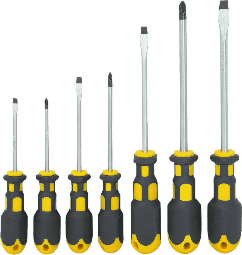 Versatile Set of Screwdrivers for Every Task PNG