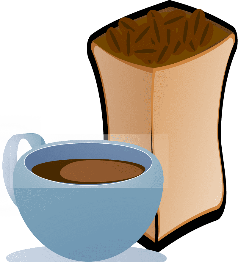 Delightful Brew The Essence of Coffee Beans PNG