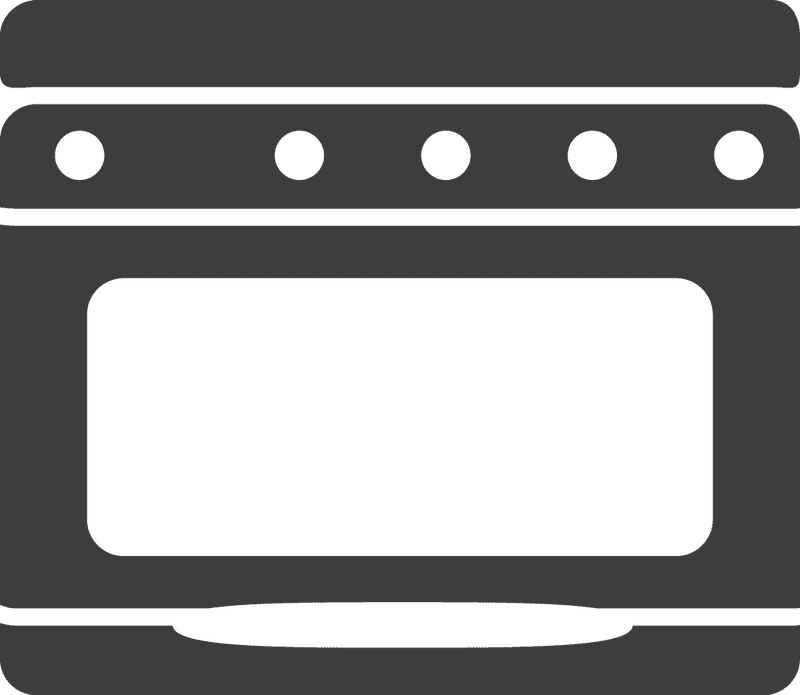 Modern Gas Stove for Efficient Cooking PNG