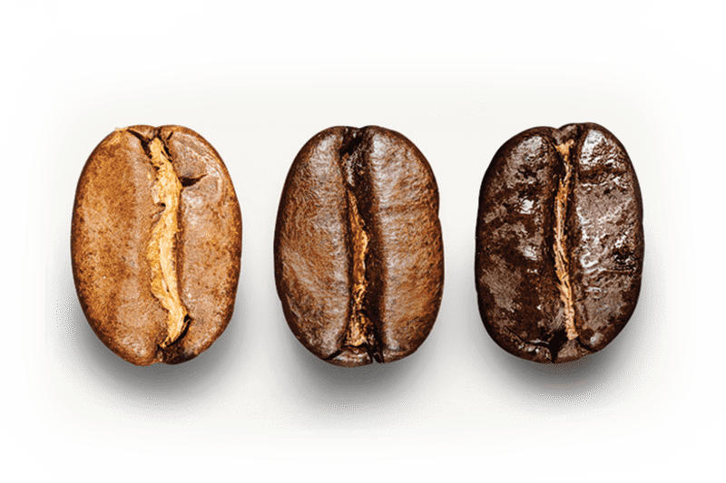 Coffee Beans A Spectrum of Rich Flavors PNG