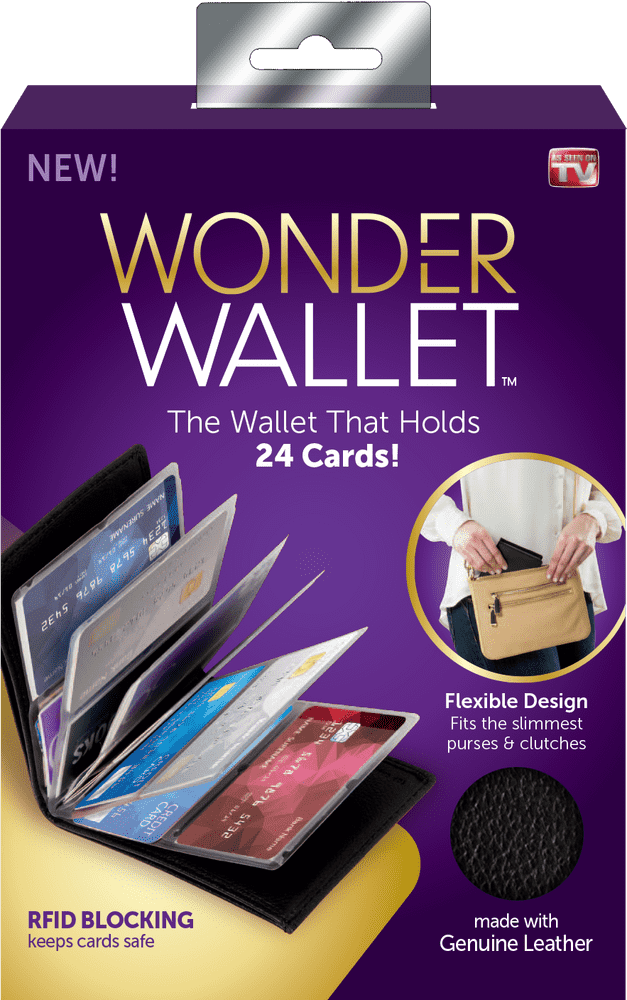 Wonder Wallet The Ultimate RFID-Blocking Card Holder PNG