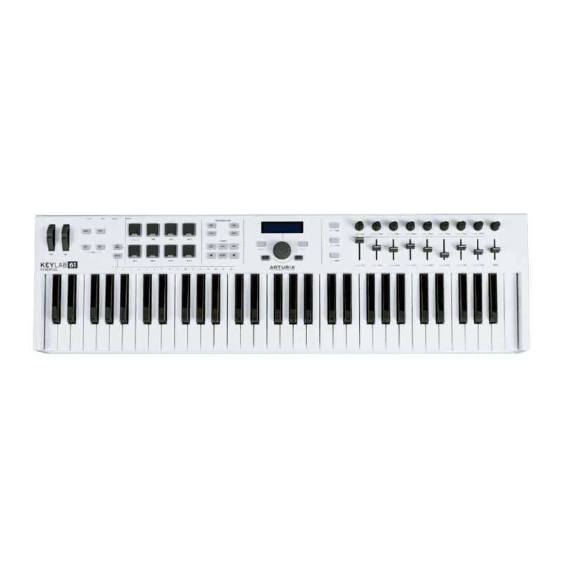 Artistic MIDI Keyboard for Creative Musicians PNG
