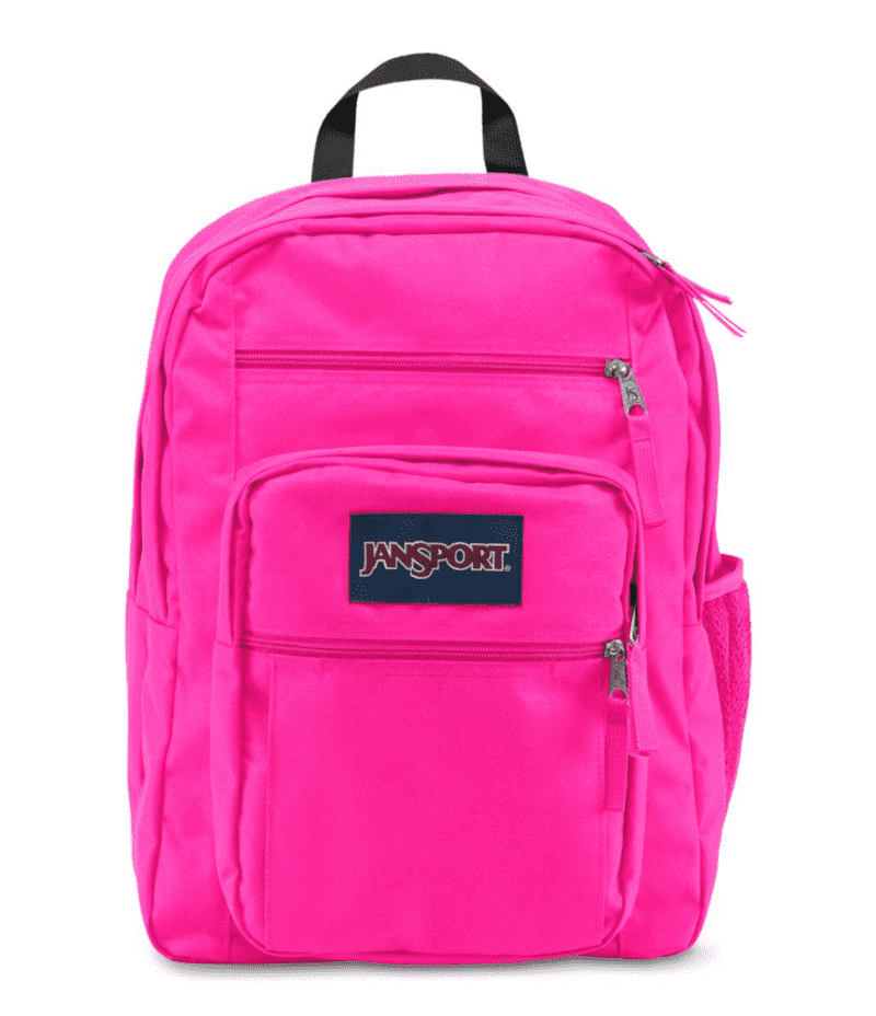 Bright Pink Hiking Backpack for Adventure Lovers PNG