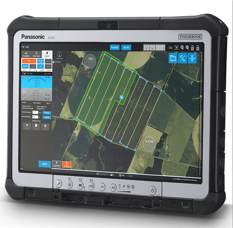 Rugged Tablet for Outdoor Field Mapping PNG