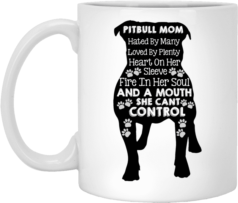 Coffee Beans Fuel for Passionate Pitbull Moms PNG