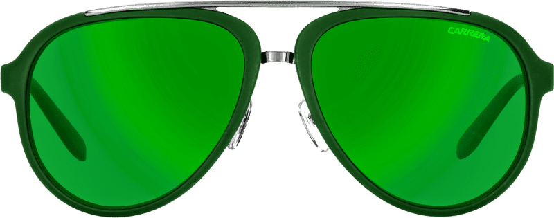 Broken Glass Reflections Shades of Green PNG