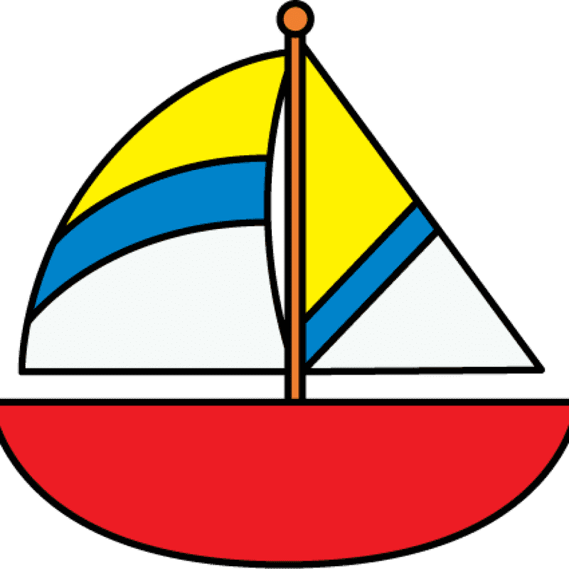 Colorful Rescue Boat for Saving Lives PNG