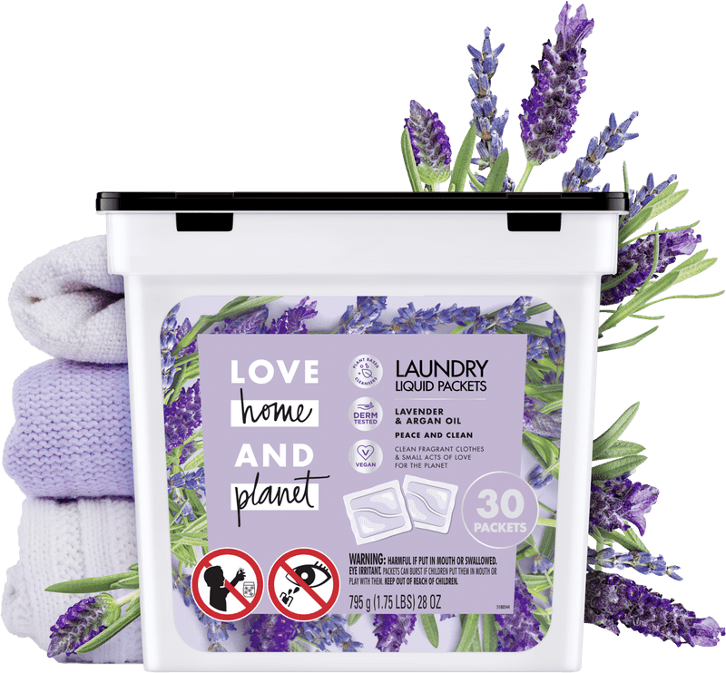 Love Home and Planet Lavender Field Freshness PNG