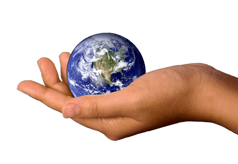 Embracing the Earth A Guardian's Touch PNG