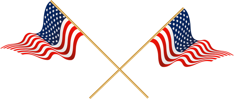 United States Party Flag Celebration Design PNG