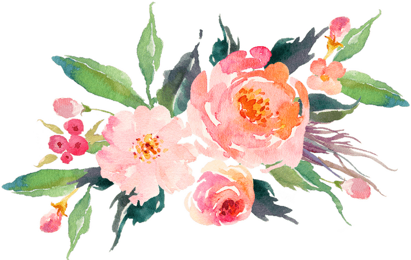 Blooming Garden Flower Arrangement PNG