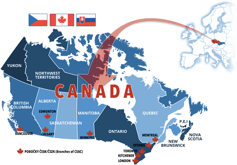 Creative USA Map Highlighting Canada Connections PNG