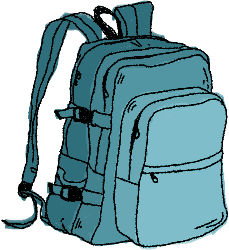 Versatile Hiking Backpack for Adventure Seekers PNG