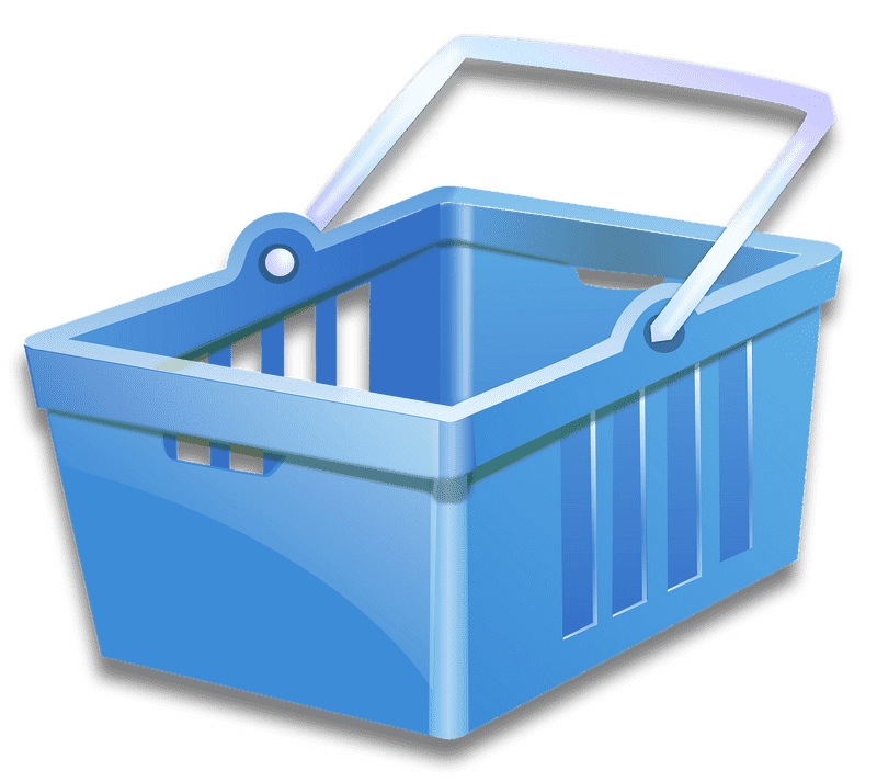 Blue Picnic Basket for Outdoor Adventures PNG