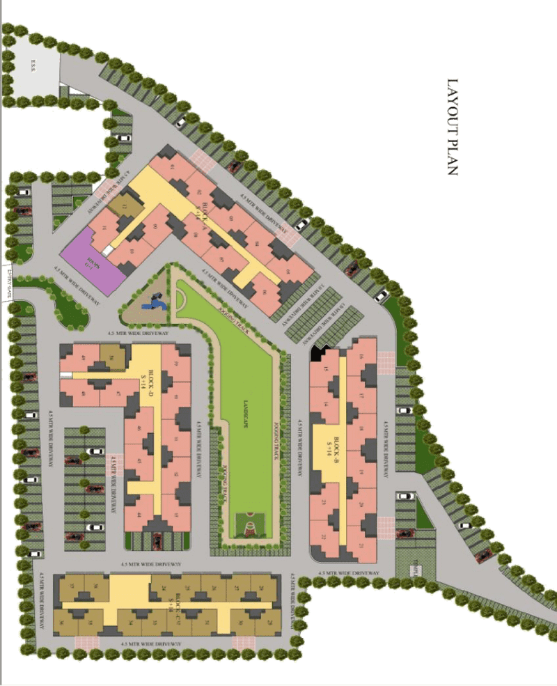 University Campus Layout and Development Plan PNG