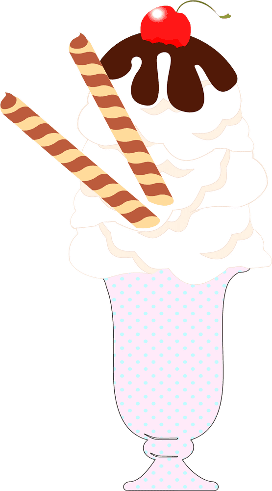 Delightful Ice Cream Sundae Treat PNG
