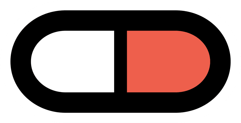 Dynamic Pill Design with Bold Colors PNG