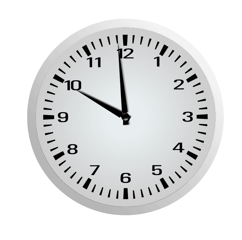 Timeless Precision The Classic Wall Clock PNG