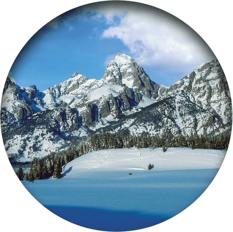 Majestic Peaks of the Glacier Realm PNG