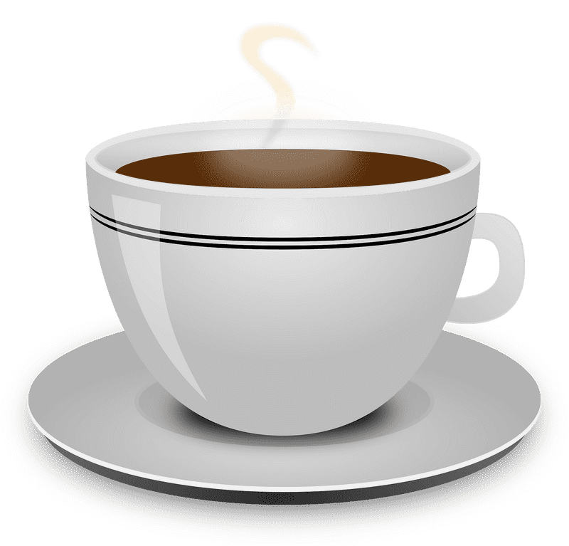 Classic White Espresso Cup with Whipped Cream PNG