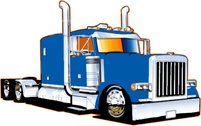 Efficient Delivery Truck for Swift Cargo Transport PNG