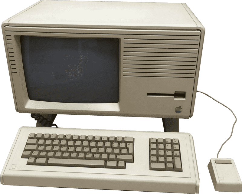 Vintage Desktop Computer with Classic Design PNG