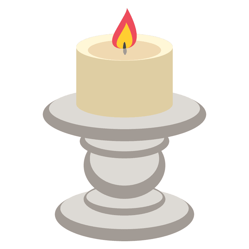 Elegant Modern Candle Holder for Home Decor PNG