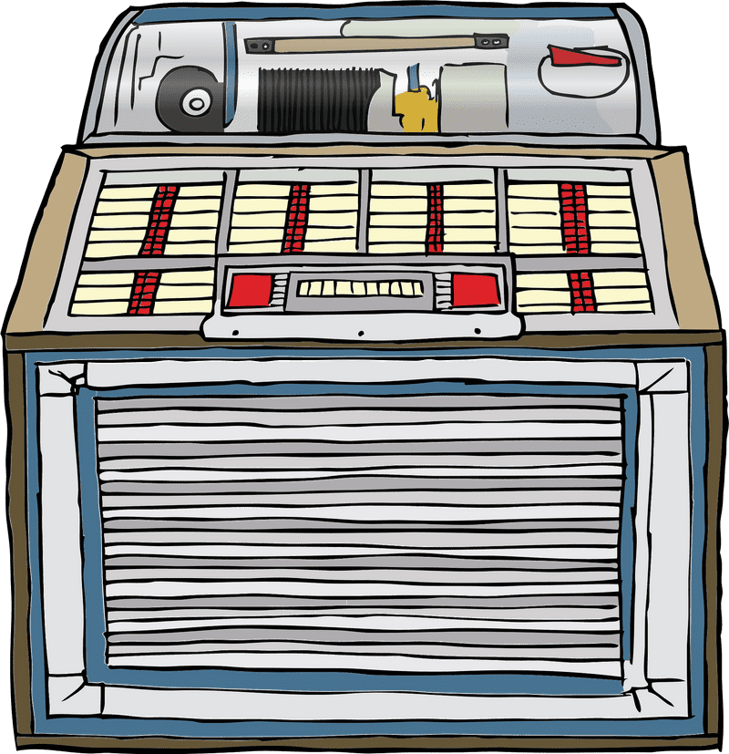 Vintage Jukebox The Soundtrack of Nostalgia PNG