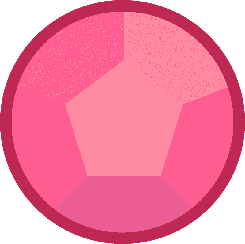 Radiant Pink Gem of Elegance PNG