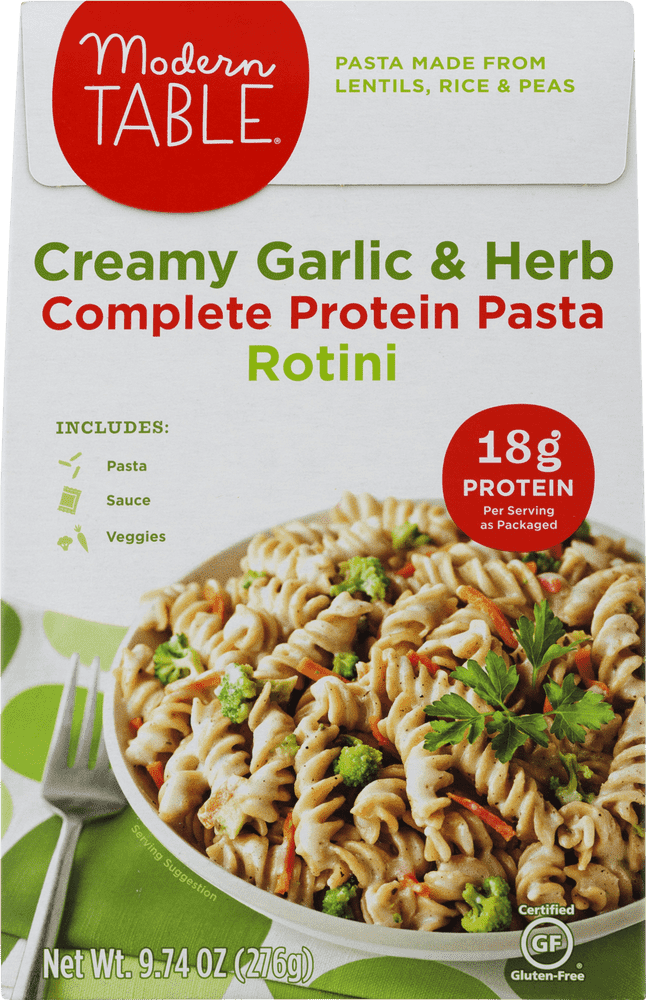 Creamy Garlic & Herb Protein Pasta Bowl PNG