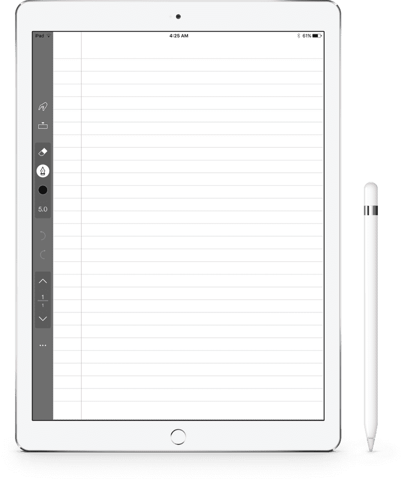 Blank Tablet Canvas for Creative Notes PNG