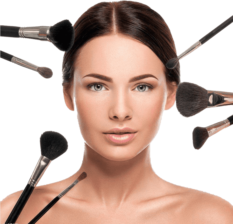 Essential Makeup Brushes for Flawless Beauty PNG