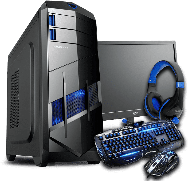 Stylish Gaming Keyboard Setup for Ultimate Performance PNG